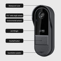 Outdoor Wireless Doorbell Phone Video Eye Doorbells Digital Door Peephole Security Protector with LED Night Vision Smart Home