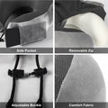 Memory Foam U-Shaped Pillow Neck Support Travel Portable Student Sleeping Aid Airplane Pillow Neckrest U-Pillow Neck Pillow