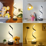 Spiral Dimmable Table Lamps