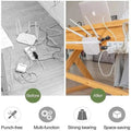 Multi-Purpose Transparent Hooks Double-Sided Adhesive Wall Hooks Waterproof Clothes Hats Towel Hooks Kitchen Bath Door Hooks