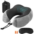Memory Foam U-Shaped Pillow Neck Support Travel Portable Student Sleeping Aid Airplane Pillow Neckrest U-Pillow Neck Pillow