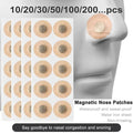 10/120Pcs Magnetic Nose Strips Pack of anti Snoring Nose Breathe Strips Intake Breathing Nasal Strip Nose Extender Sticker Kit