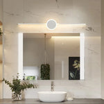 White Black Sconce Mirror Headlights