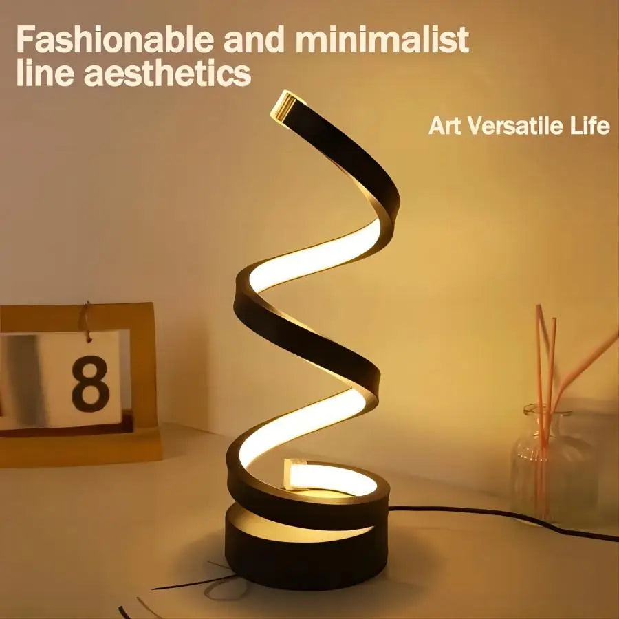 Spiral Dimmable Table Lamps