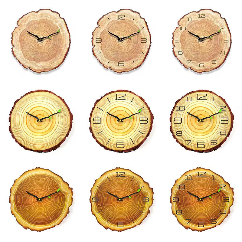 Vintage Wooden Wall Clock
