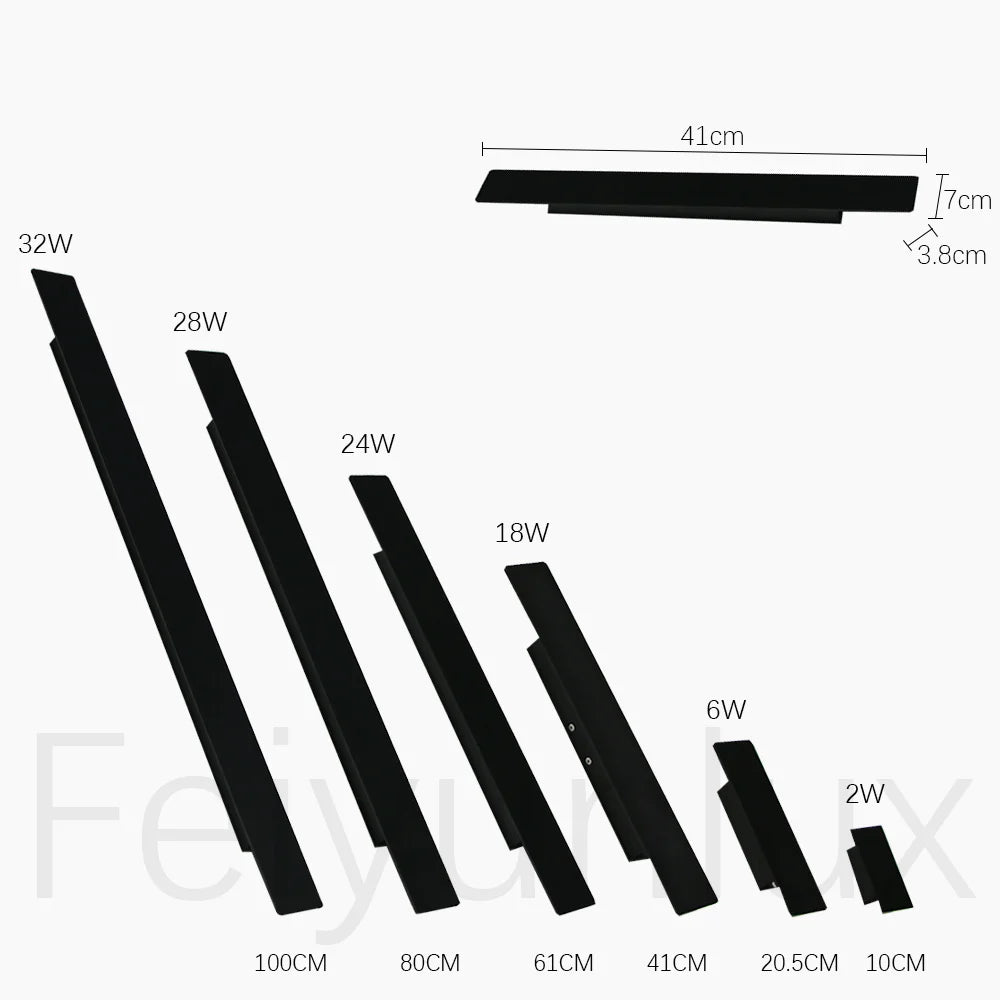 Waterproof LED Strip Wall Lamp