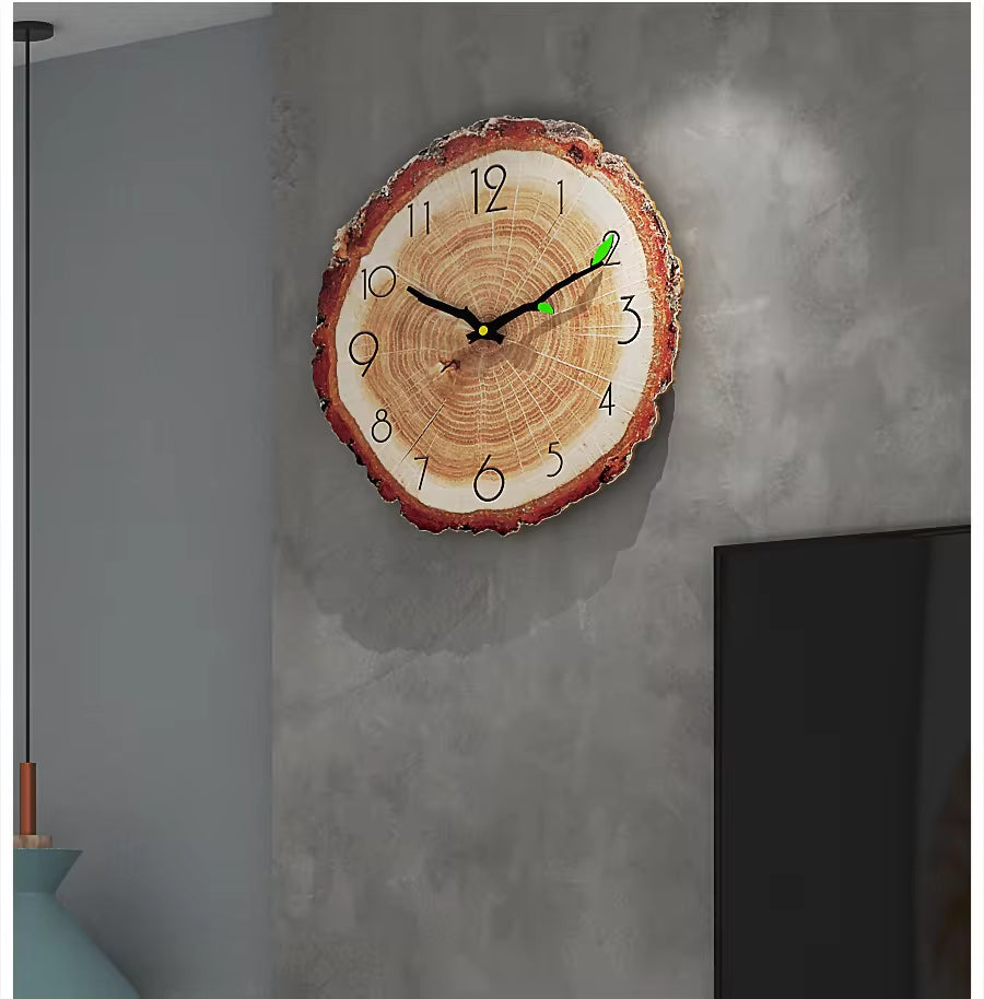 Vintage Wooden Wall Clock