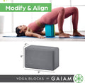 Yoga Block - Supportive Latex-Free Eva Foam - Soft Non-Slip Surface with Beveled Edges for Yoga, Pilates, Meditation - Yoga Accessories for Stability, Balance, Deepen Stretches