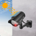 Dummy CCTV Camera Weatherproof Fake Imitation Camera with Flashing Red LED Light CCTV Cam Theft Deterrent Indoor or Outdoor Use