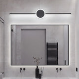 White Black Sconce Mirror Headlights