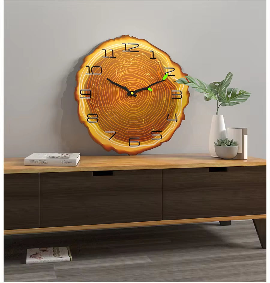 Vintage Wooden Wall Clock