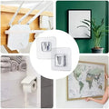 Multi-Purpose Transparent Hooks Double-Sided Adhesive Wall Hooks Waterproof Clothes Hats Towel Hooks Kitchen Bath Door Hooks
