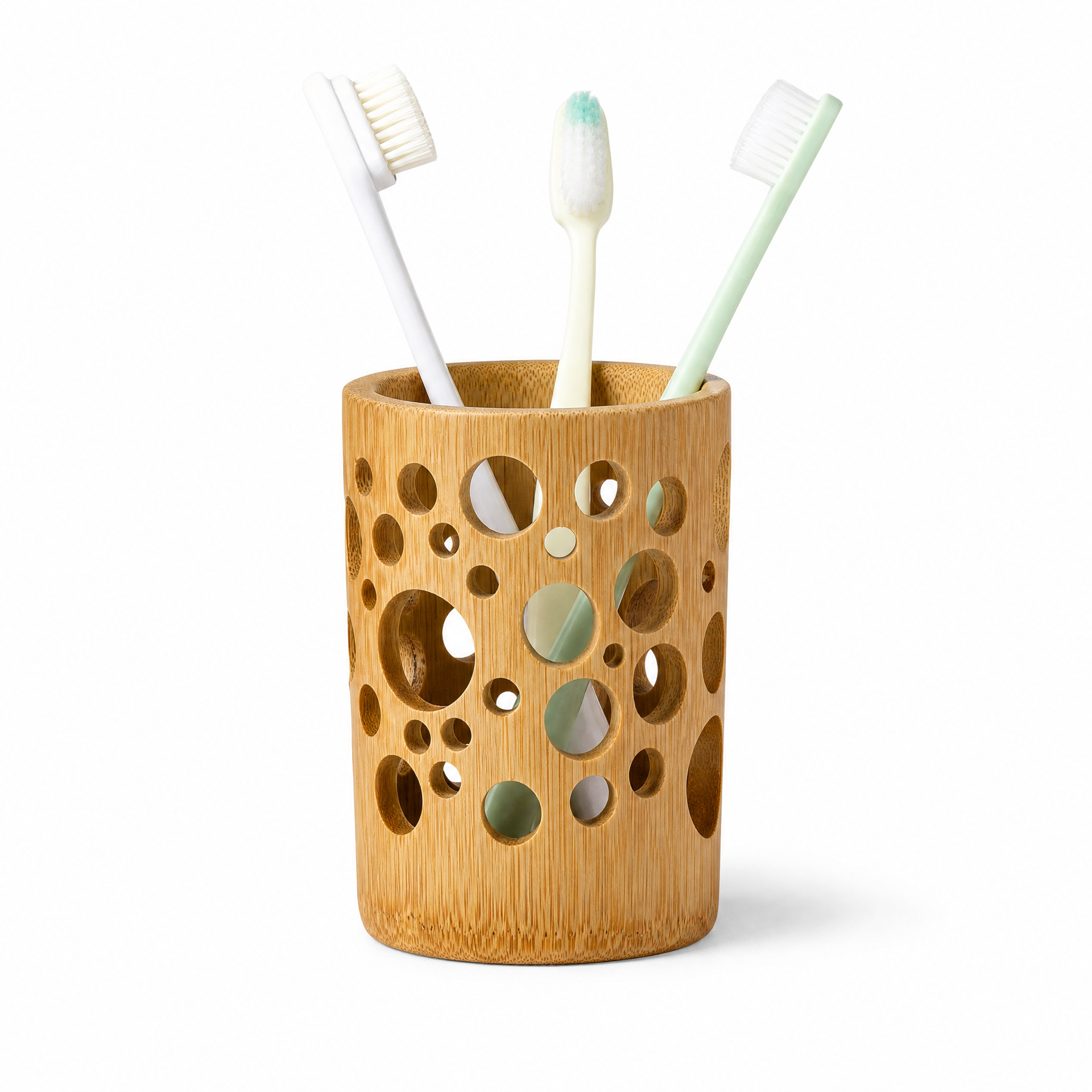 Bamboo Toothbrush Holder
