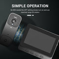2.4G Wireless Doorbells with 4.3'' Display Security Camera Digital Door Peepholes HD Night Vision Home Intercom Video Eye Bell