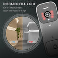 2.4G Wireless Doorbells with 4.3'' Display Security Camera Digital Door Peepholes HD Night Vision Home Intercom Video Eye Bell