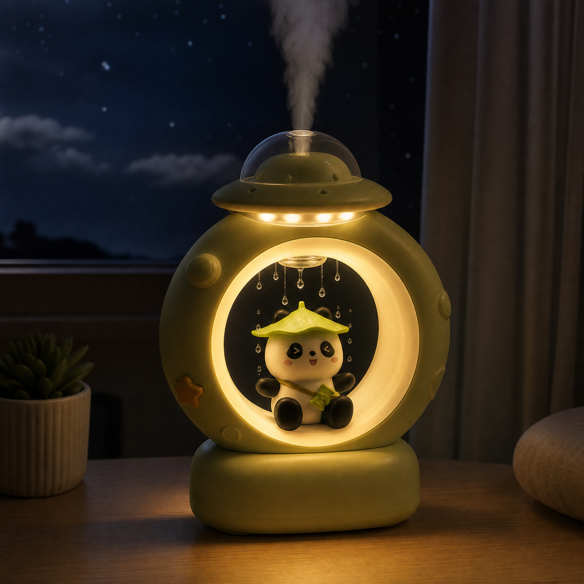 LED Panda Astronaut Night Light